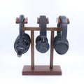 Deskspur Gallery Walnut Multi-Headset Stand — Deskspur Modern Desks & Workspace Accessories