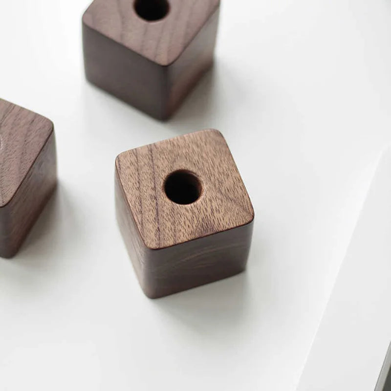 Deskspur Block Solid Wood Pen Holder — Deskspur Modern Desks & Workspace Accessories — view 3