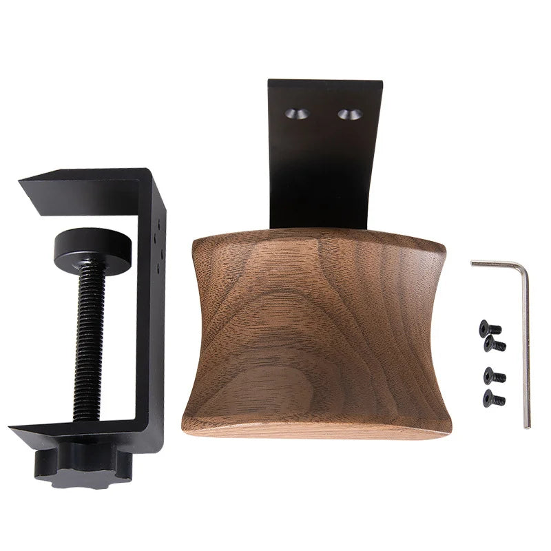 Deskspur Timber Under-Desk Headphone Hanger — Deskspur Modern Desks & Workspace Accessories — view 2