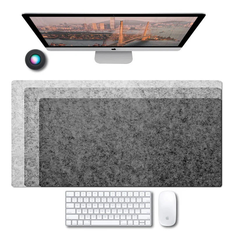 Deskspur Tundra XL Wool Felt Desk Mat — Deskspur Modern Desks & Workspace Accessories
