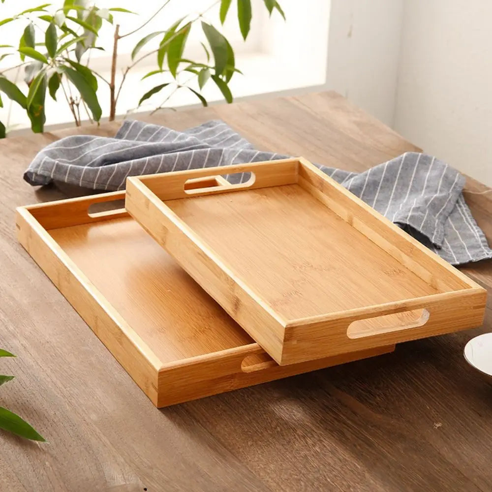 Deskspur Pantry Bamboo Desk Tray — Deskspur Modern Desks & Workspace Accessories