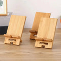 Deskspur Tilt Bamboo Phone Stand — Deskspur Modern Desks & Workspace Accessories