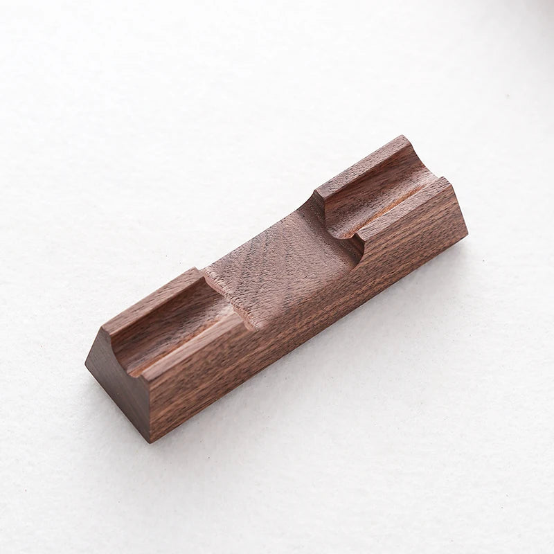 Deskspur Nib Walnut Fountain Pen Rest — Deskspur Modern Desks & Workspace Accessories — view 2