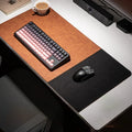 Deskspur Strata Leather & Cork Desk Pad — Deskspur Modern Desks & Workspace Accessories