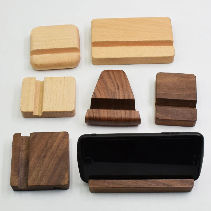 Deskspur Notch Solid Wood Phone Rest — Deskspur Modern Desks & Workspace Accessories