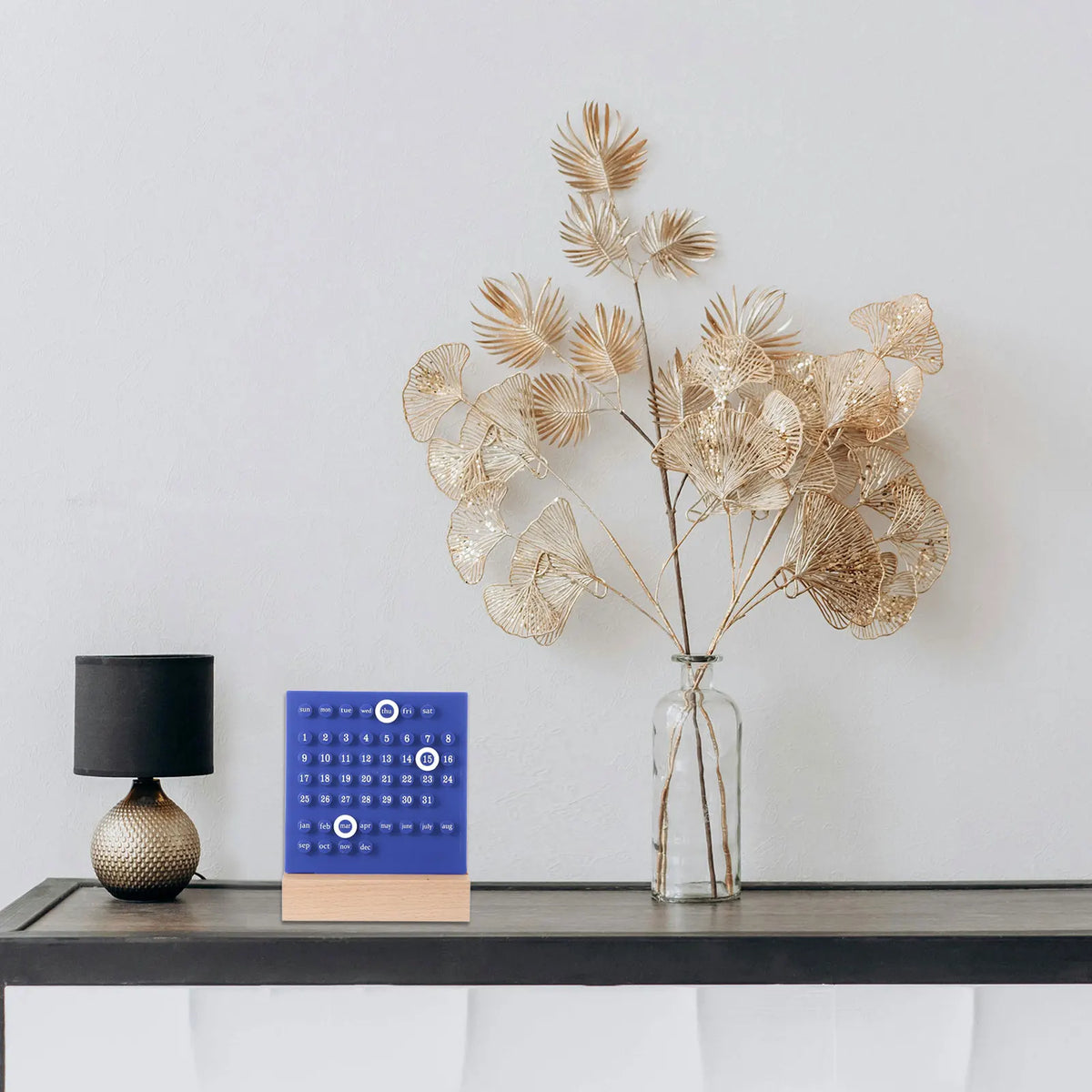 Deskspur Mosaic Perpetual Calendar Board — Deskspur Modern Desks & Workspace Accessories — view 3