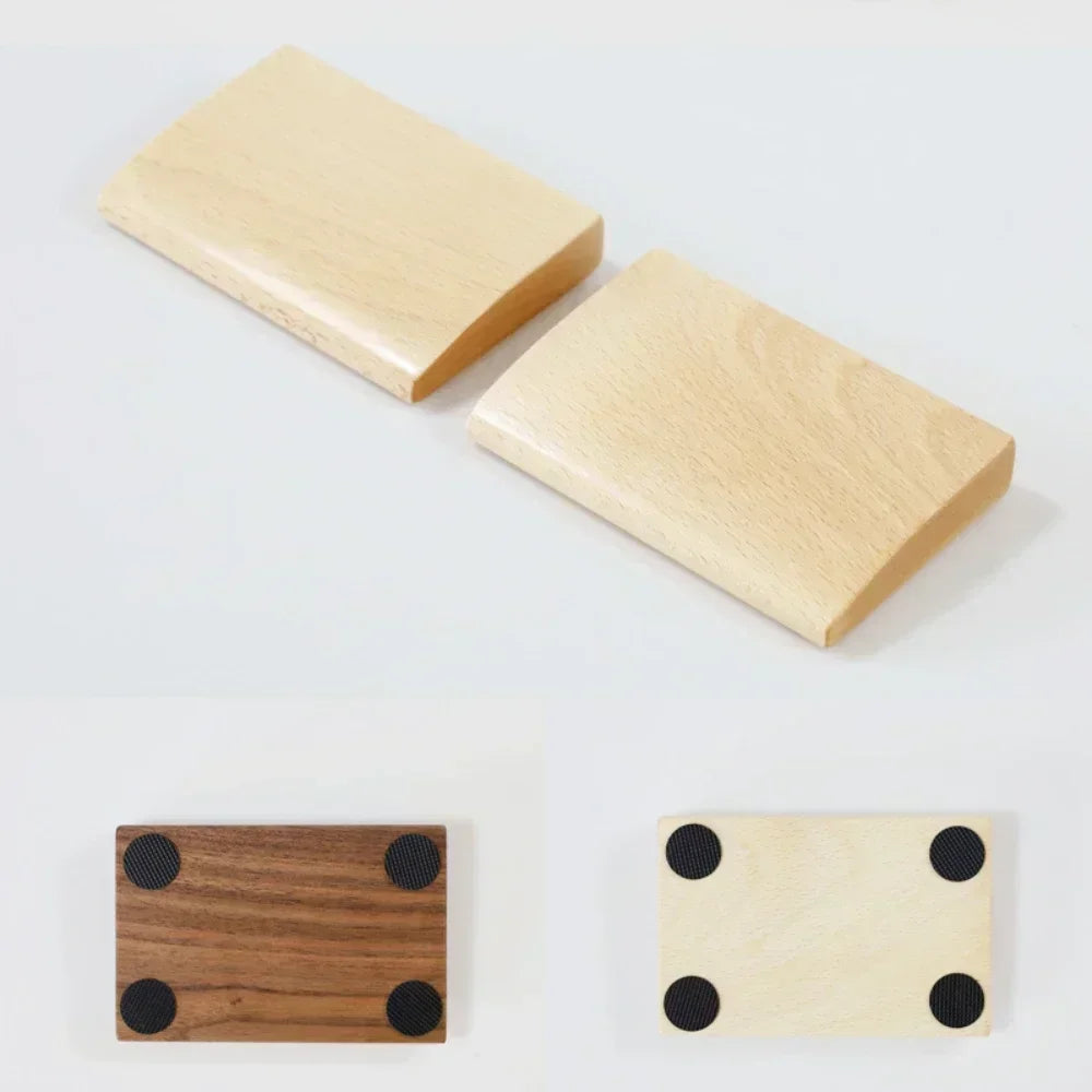 Deskspur Isle Walnut Split Palm Rest — Deskspur Modern Desks & Workspace Accessories — view 4
