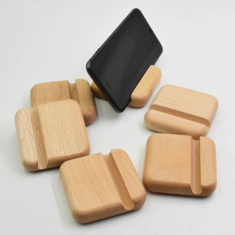 Deskspur Notch Solid Wood Phone Rest — Deskspur Modern Desks & Workspace Accessories — view 3