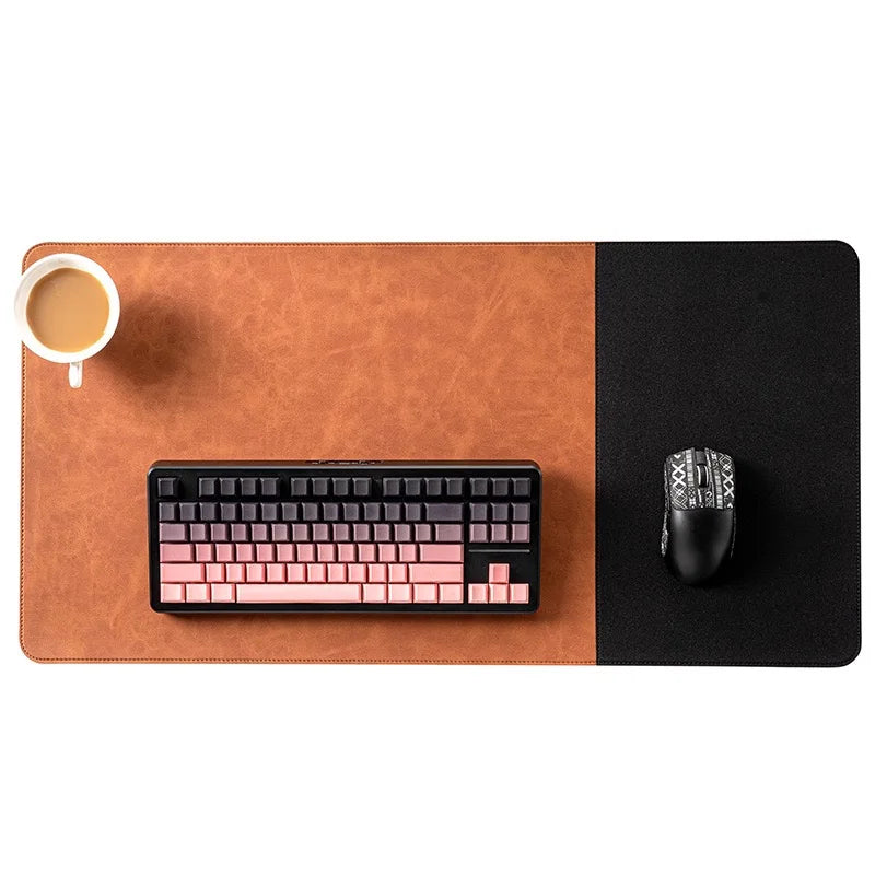 Deskspur Strata Leather & Cork Desk Pad — Deskspur Modern Desks & Workspace Accessories — view 2