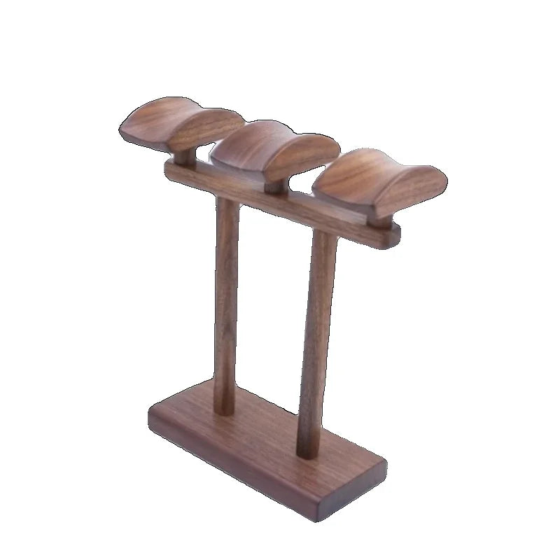 Deskspur Gallery Walnut Multi-Headset Stand — Deskspur Modern Desks & Workspace Accessories — view 6