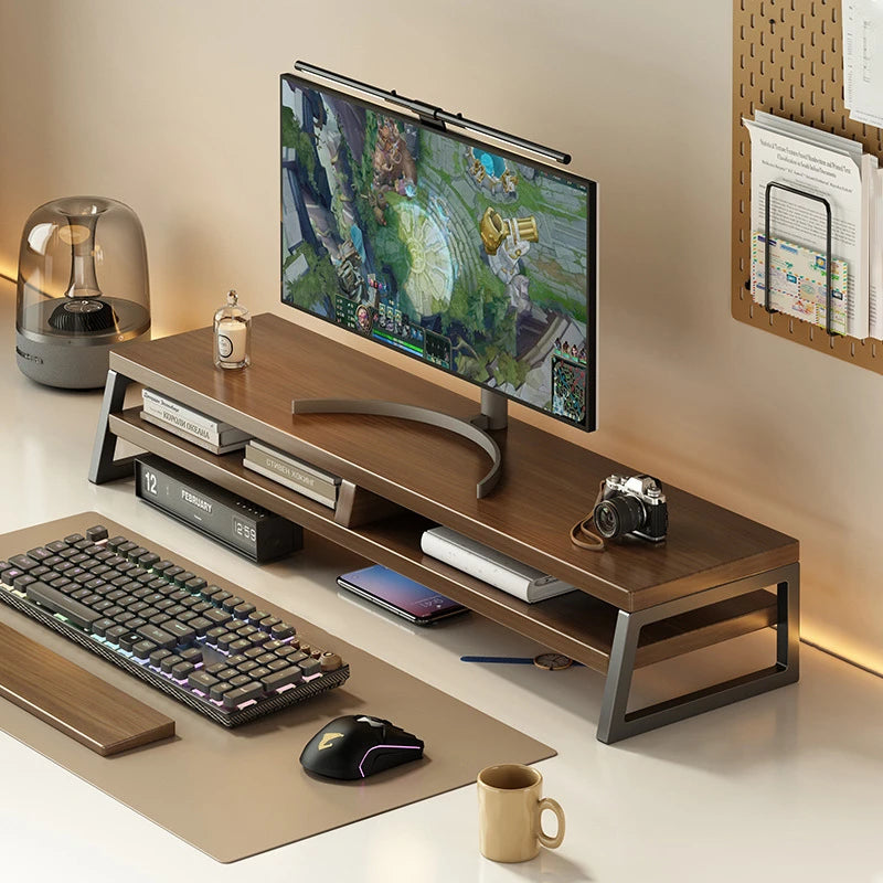 Deskspur Summit Storage Monitor Riser — Deskspur Modern Desks & Workspace Accessories