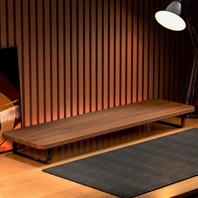 Deskspur Cedar Solid Wood Monitor Platform — Deskspur Modern Desks & Workspace Accessories — view 2