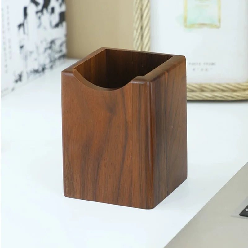 Deskspur Quill Natural Walnut Pen Tray — Deskspur Modern Desks & Workspace Accessories — view 4