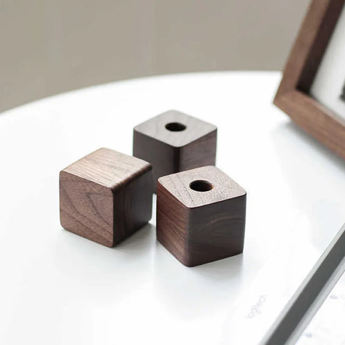 Deskspur Block Solid Wood Pen Holder — Deskspur Modern Desks & Workspace Accessories — view 2