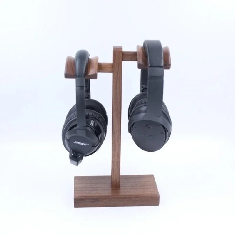 Deskspur Gallery Walnut Multi-Headset Stand — Deskspur Modern Desks & Workspace Accessories — view 4