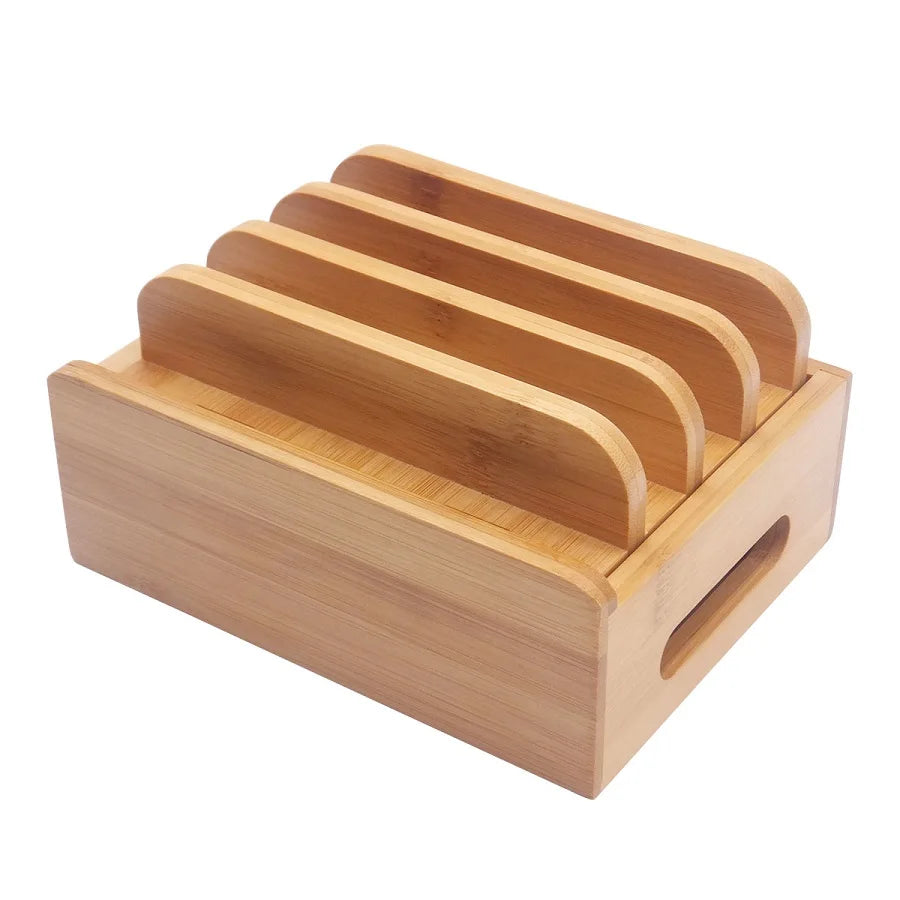 Deskspur Quay Bamboo Charging Dock — Deskspur Modern Desks & Workspace Accessories — view 3