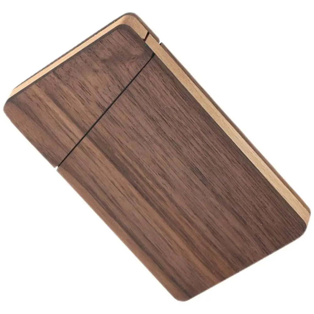 Deskspur Slip Walnut Business Card Case — Deskspur Modern Desks & Workspace Accessories — view 2