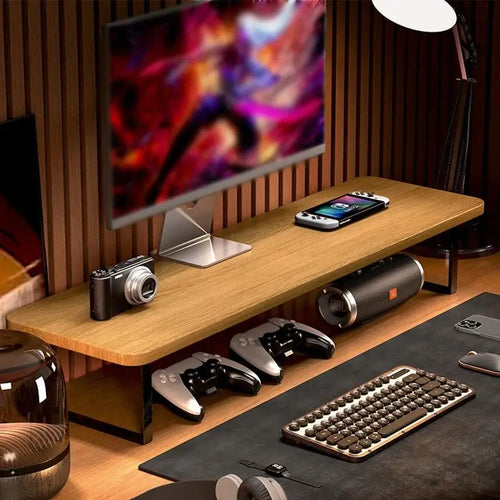 Deskspur Cedar Solid Wood Monitor Platform — Deskspur Modern Desks & Workspace Accessories