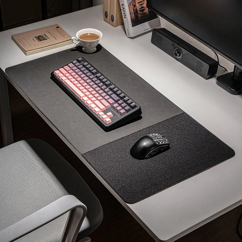 Deskspur Strata Leather & Cork Desk Pad — Deskspur Modern Desks & Workspace Accessories — view 3